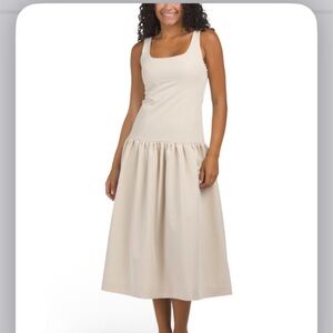 Endless Rose Drop Waist Peplum Midi Dress